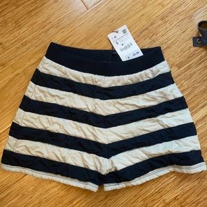 ZARA NWT striped shorts S